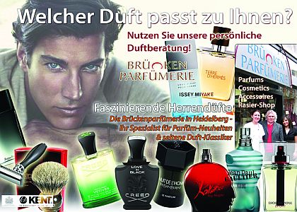 Edle Herren-Parfums in der Brückenparfümerie Heidelberg
